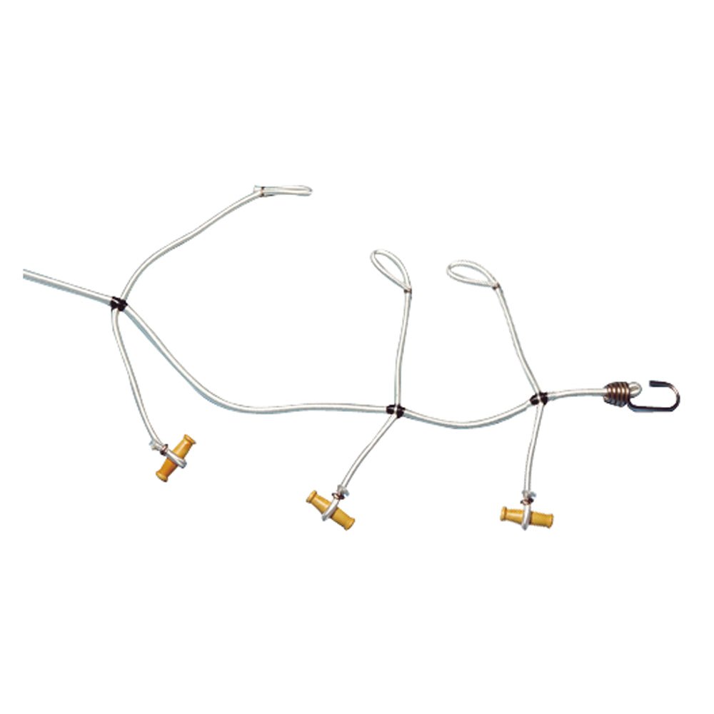 Multi-Branch Sail Lash – 13/32" x 120", 7 Arms with Belay Pins & Hook End - Star brite Distributing, LLC
