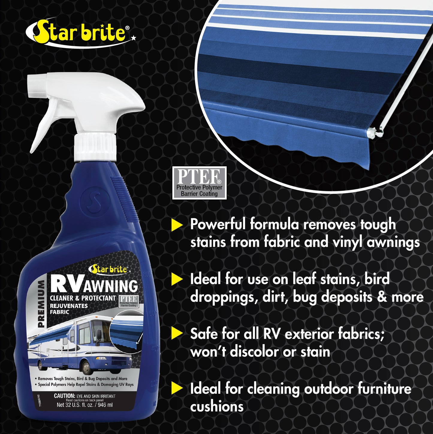 Premium RV Awning Cleaner & Protectant Spray
