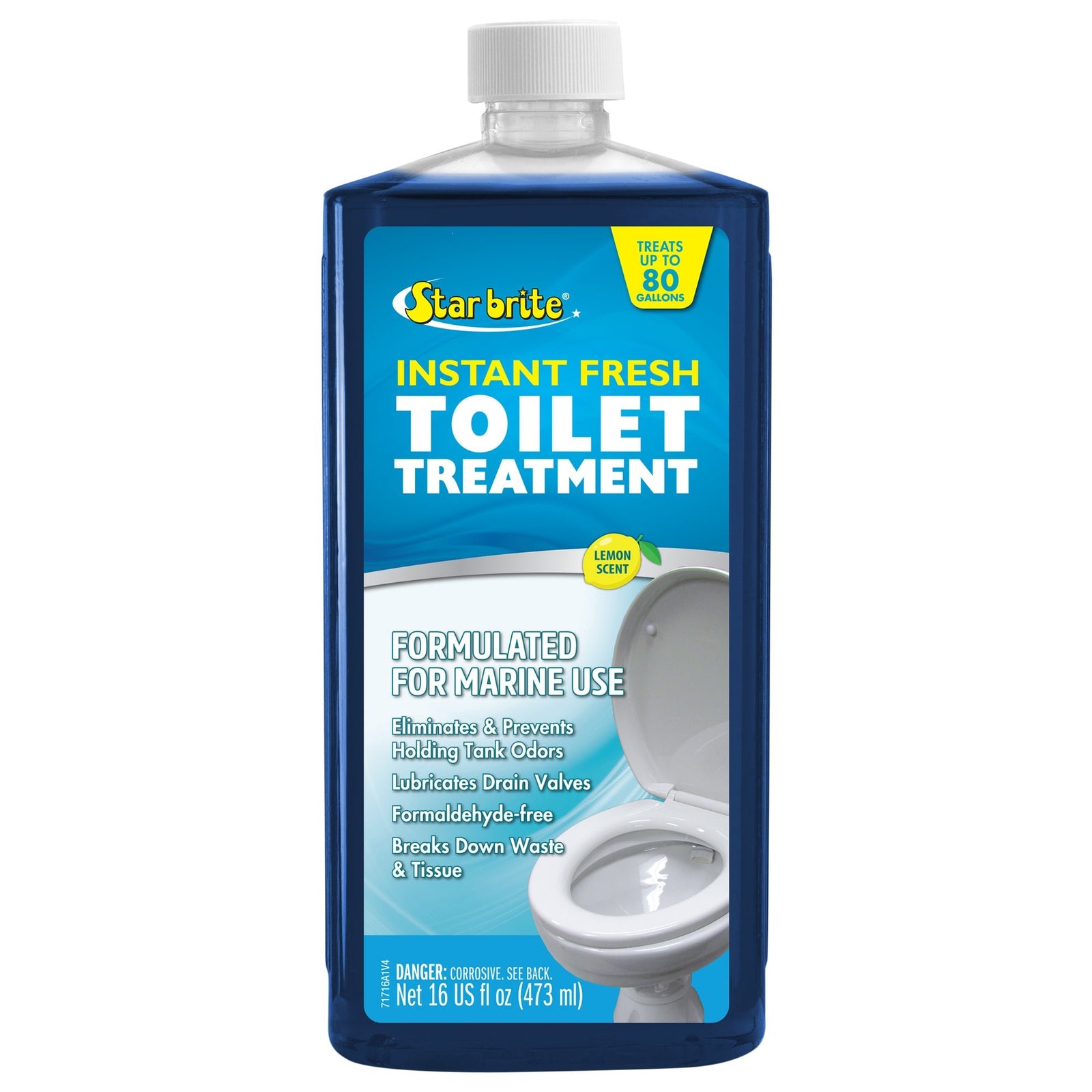 Instant Fresh Toilet Treatment - Lemon Scent - Star brite Distributing, LLC