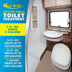 Instant Fresh Toilet Treatment - Lemon Scent - Star brite Distributing, LLC