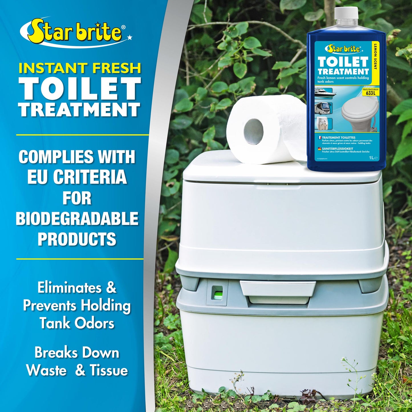 Instant Fresh Toilet Treatment - Lemon Scent - Star brite Distributing, LLC