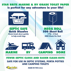 Marine & RV Grade Toilet Paper