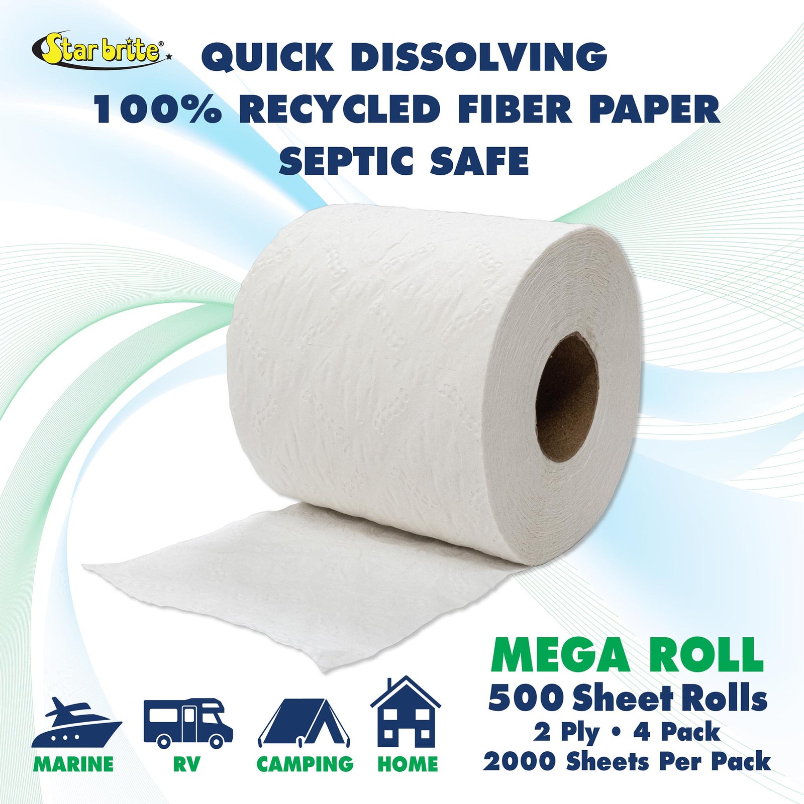 Marine & RV Grade Toilet Paper