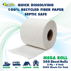 Marine & RV Grade Toilet Paper