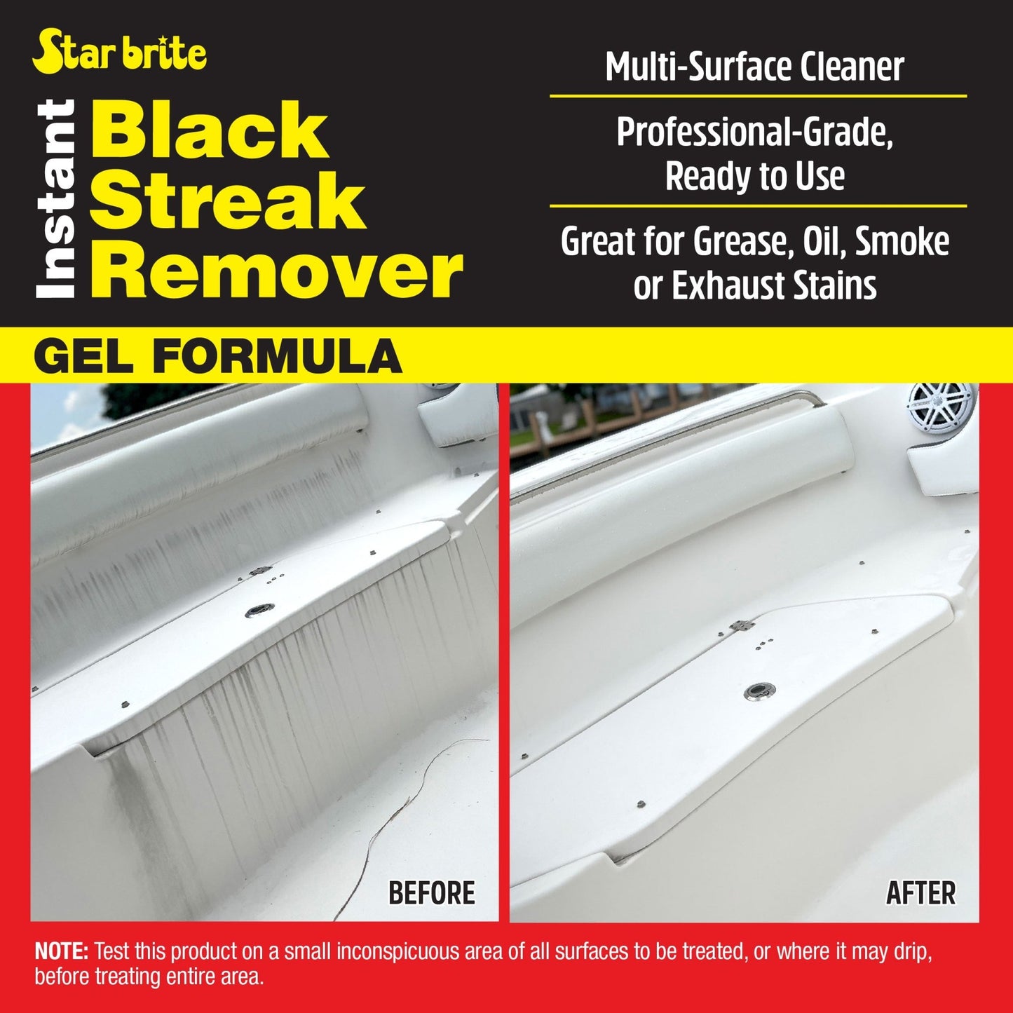 Instant Black Streak Remover Gel Formula - Star brite Distributing, LLC