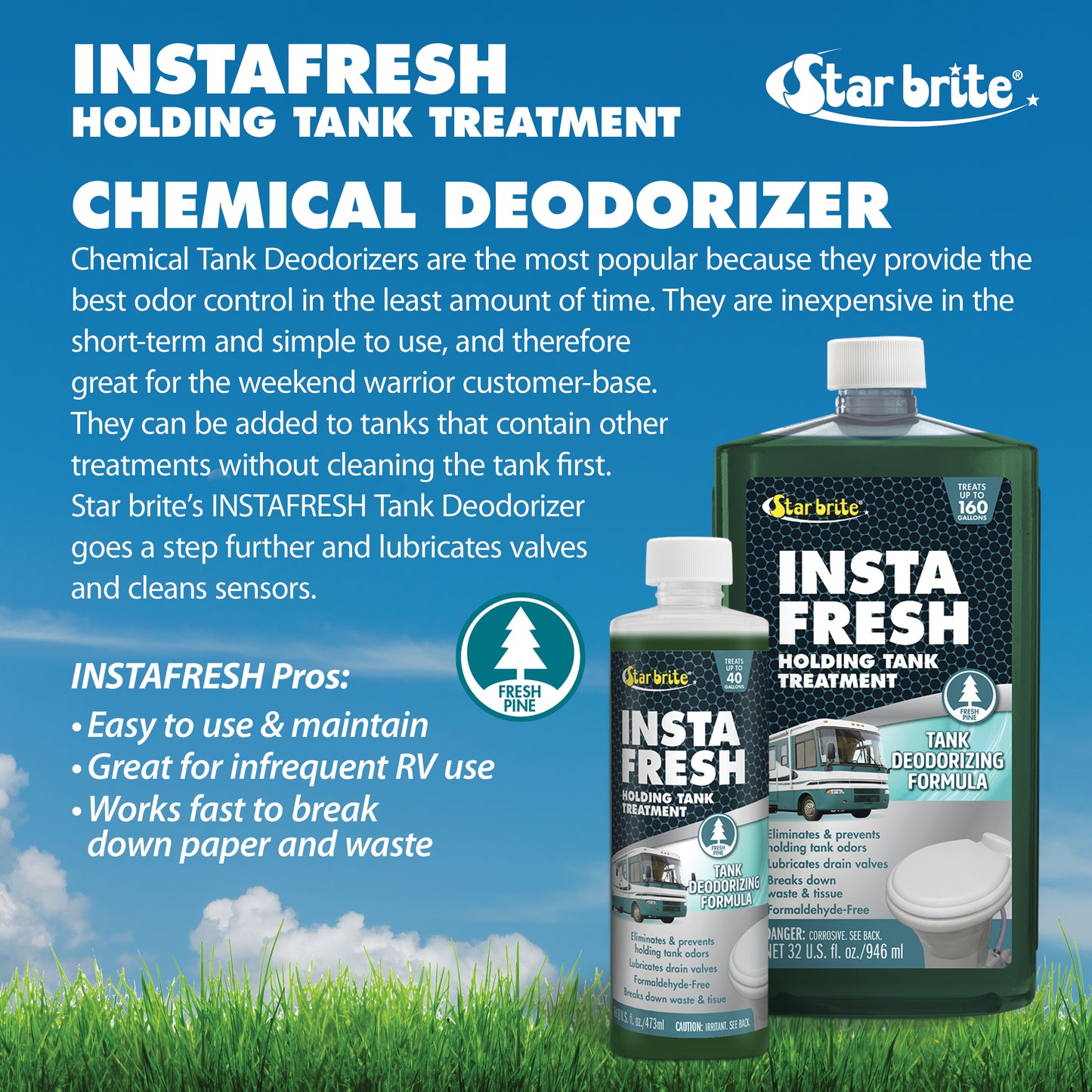 Instafresh Holding Tank Treatment - Fresh Pine Scent