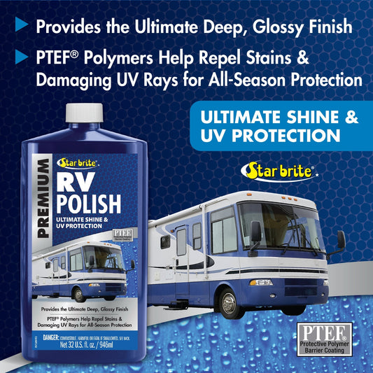 Premium RV Polish - Fiberglass, Painted Surfaces, Metals - Star brite Distributing, LLC