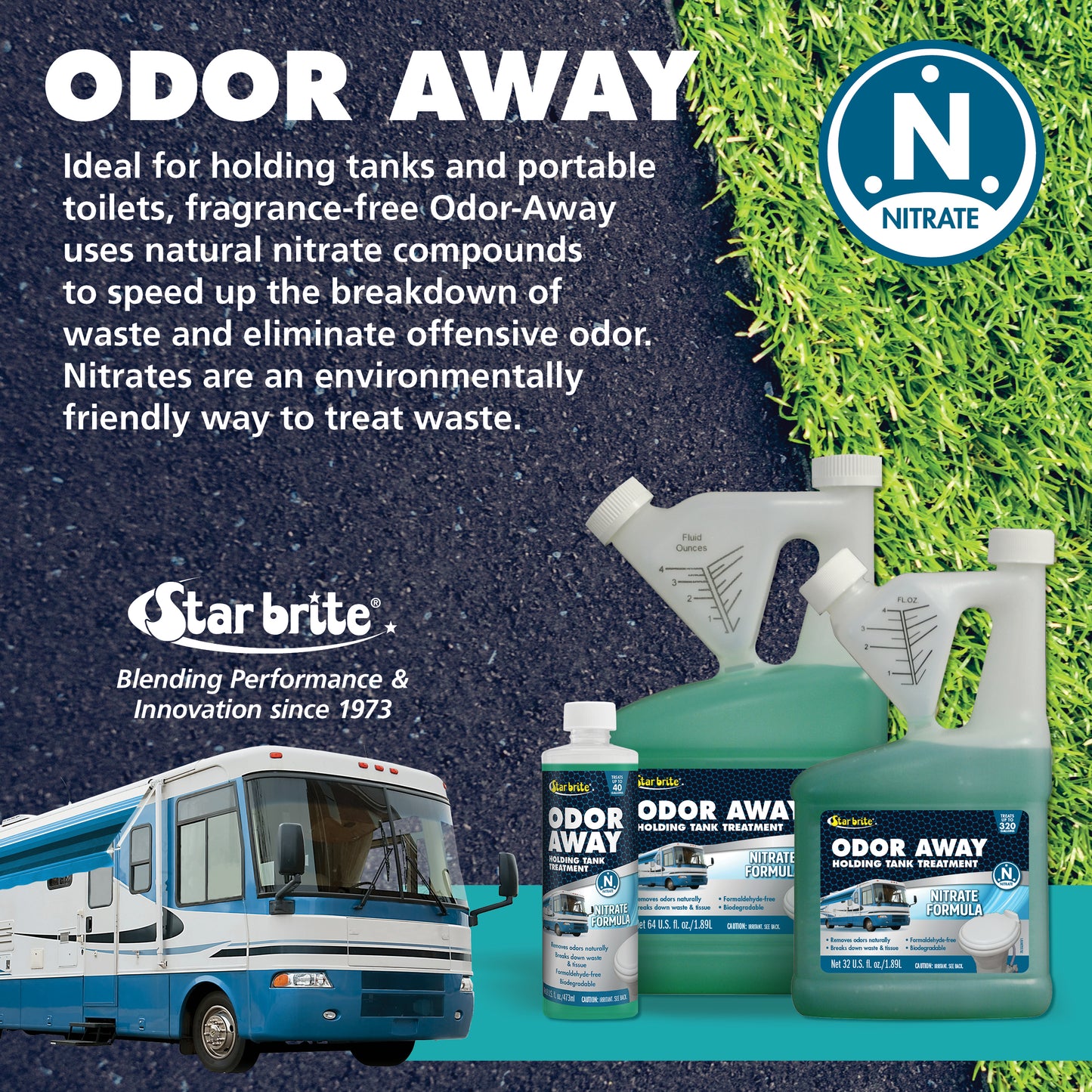 Odor Away Holding Tank Treatment - Nitrate Formula