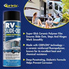 Premium RV Slide-Out Lubricating Fluid with Cerflon - Star brite Distributing, LLC