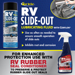 Premium RV Slide-Out Lubricating Fluid with Cerflon