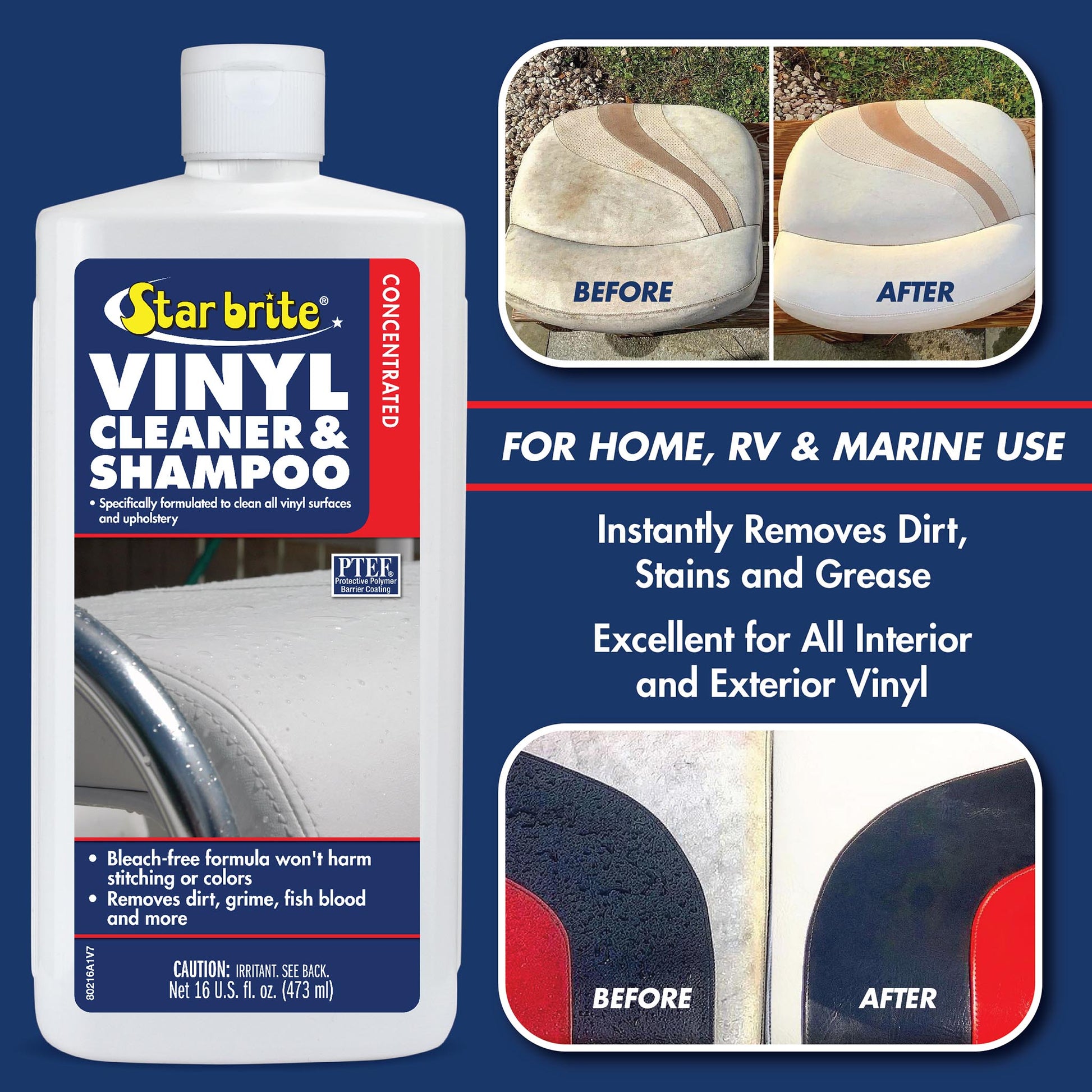 Concentrated Vinyl Cleaner & Shampoo - Star brite Distributing, LLC