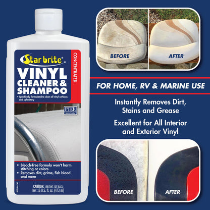 Concentrated Vinyl Cleaner & Shampoo - Star brite Distributing, LLC