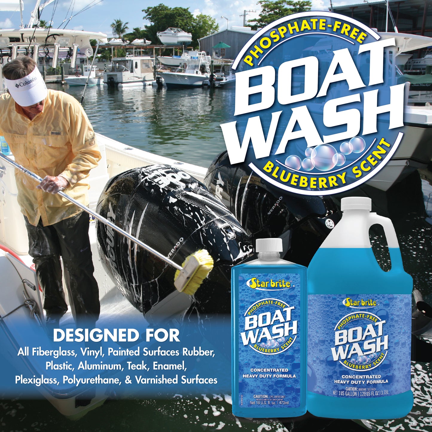 Concentrated Boat Wash - Blueberry Scent