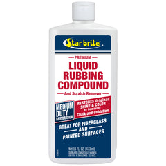Premium Liquid Rubbing Compound - Medium Duty Restoration - Star brite Distributing, LLC