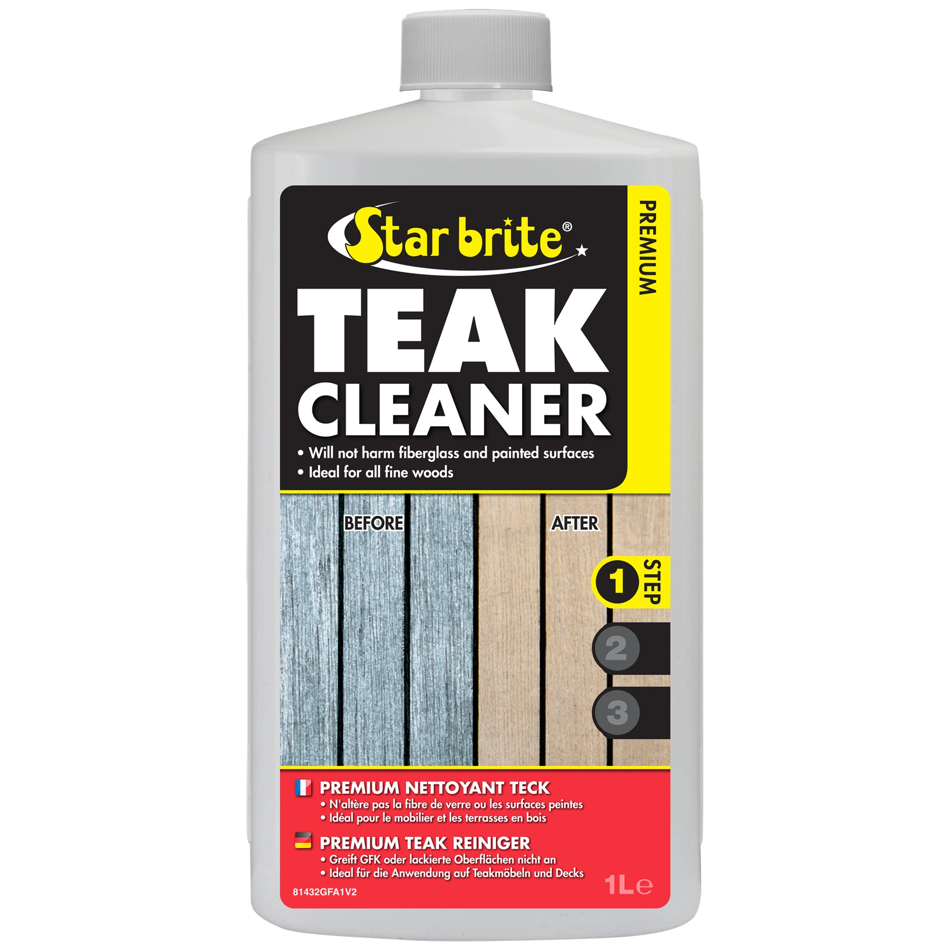 Nettoyant/ Dégriseur Pour Teck, 1 L Star Brite