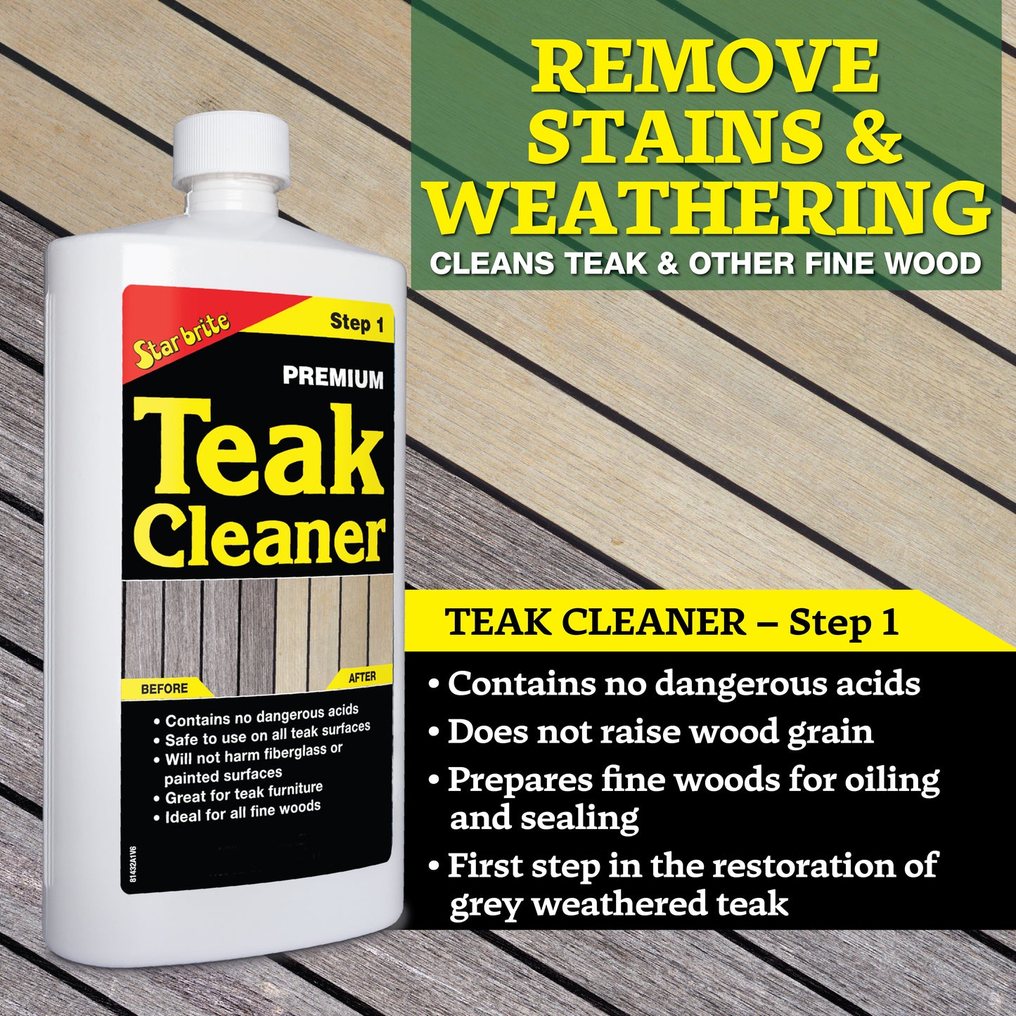 Premium Outdoor Teak Cleaner