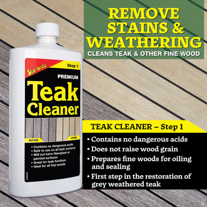 Premium Outdoor Teak Cleaner