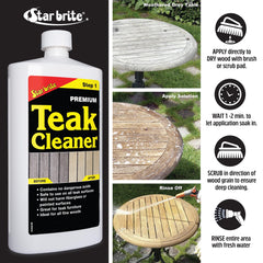 Premium Teak Cleaner - Step 1