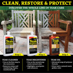 Premium Teak Cleaner - Step 1