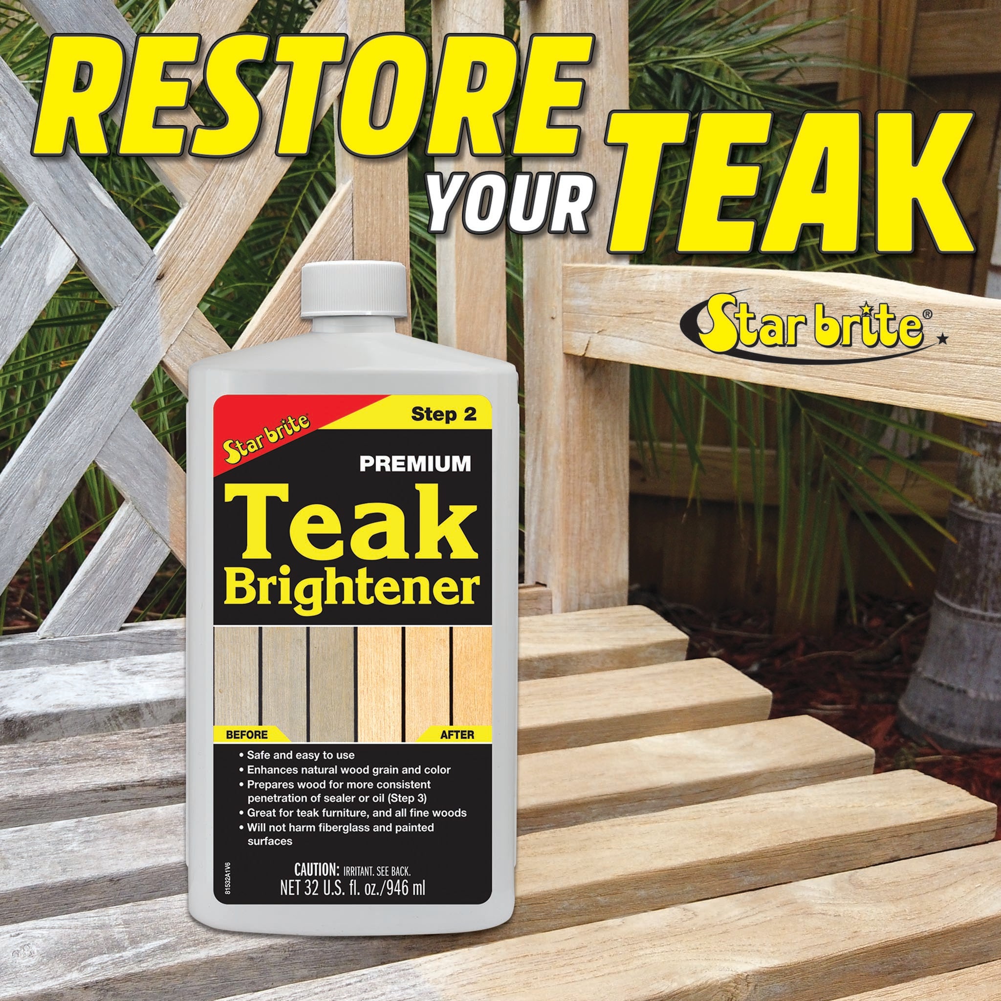 Premium Teak Brightener - Step 2 – Star brite Distributing, LLC