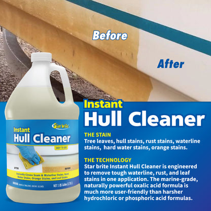 Instant Hull Cleaner - Wipe On, Rinse Off Formula