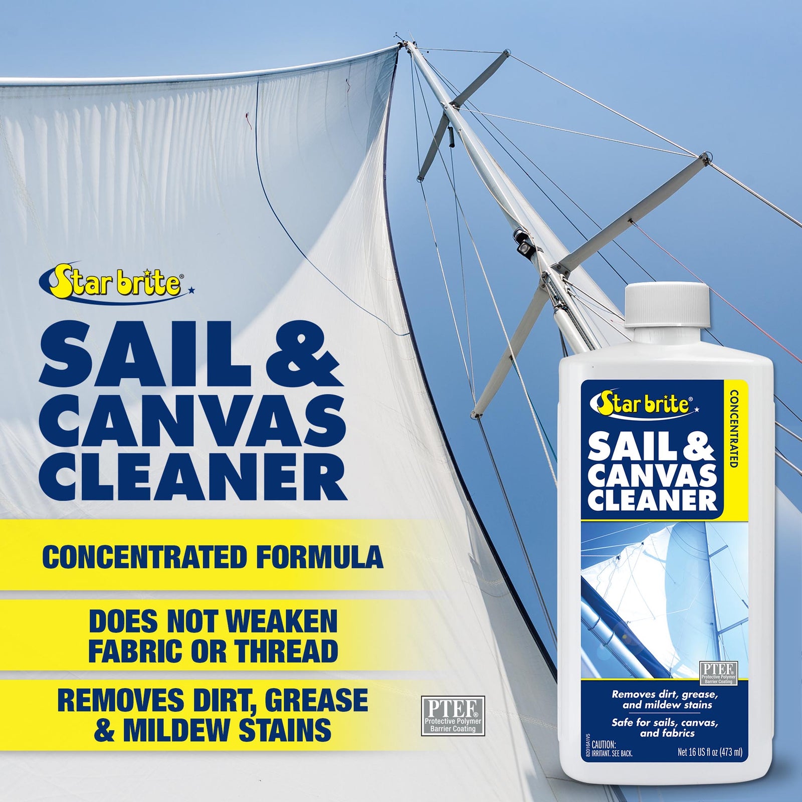 Sail & Canvas Cleaner Concentrate - Star brite Distributing, LLC