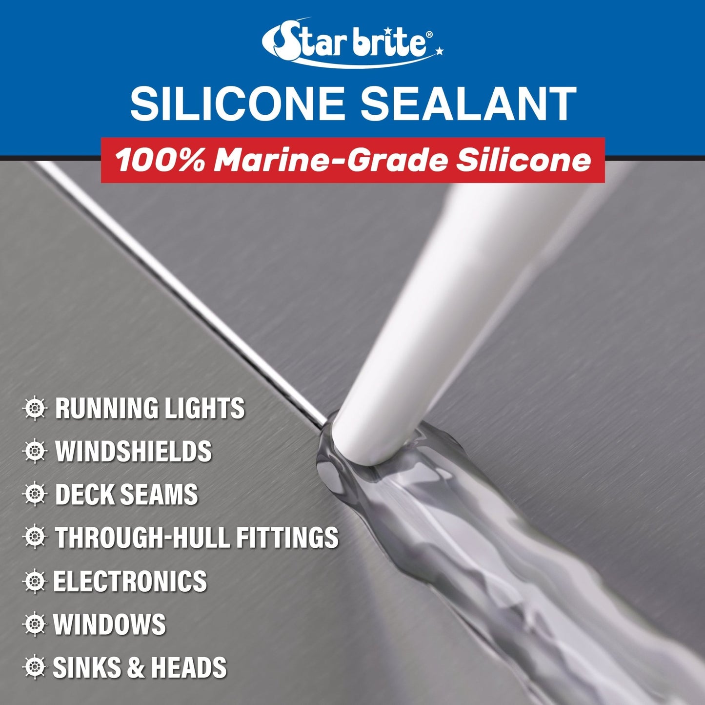 Silicone Sealant - Waterproof, UV Resistant - Star brite Distributing, LLC