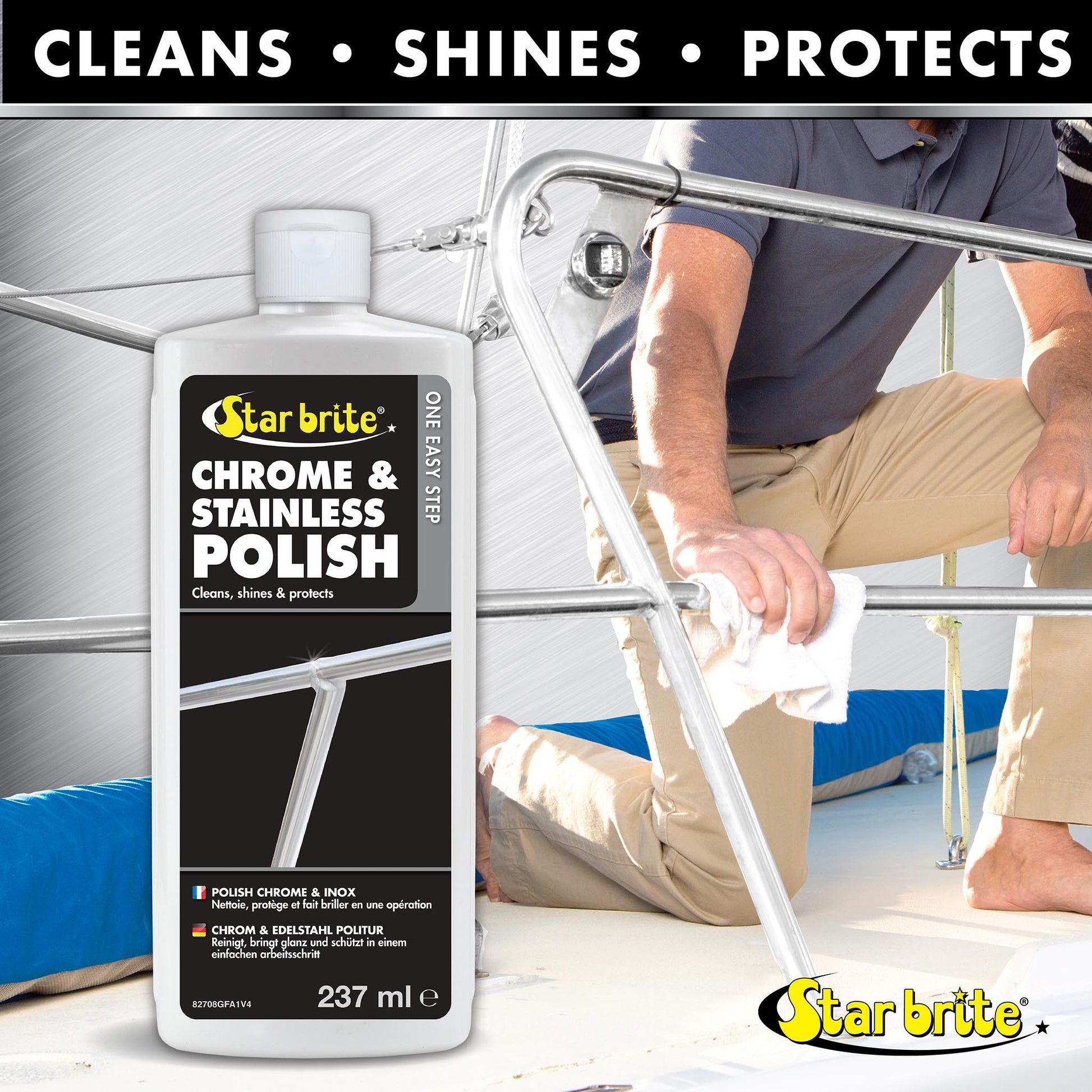 Chrome & Stainless Polish - Marine Grade Formula - Star brite Distributing, LLC