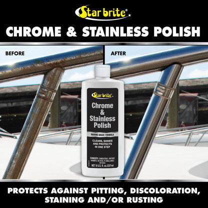 Chrome & Stainless Polish - Marine Grade Formula