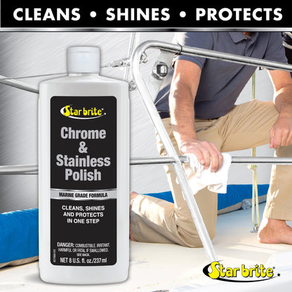 Chrome & Stainless Polish - Marine Grade Formula - Star brite Distributing, LLC