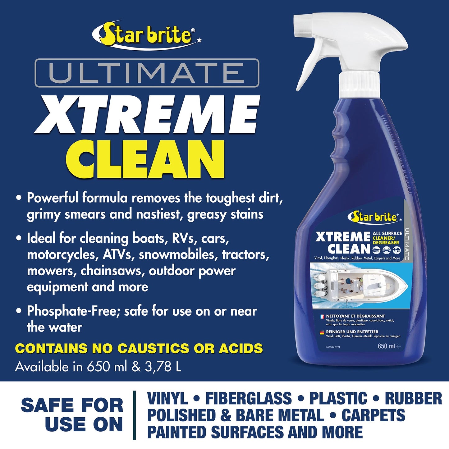 Ultimate Xtreme Clean - All - Surface Cleaner, Degreaser - Star brite Distributing, LLC