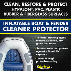 Heavy Duty Inflatable Boat & Fender Cleaner Protector - Star brite Distributing, LLC