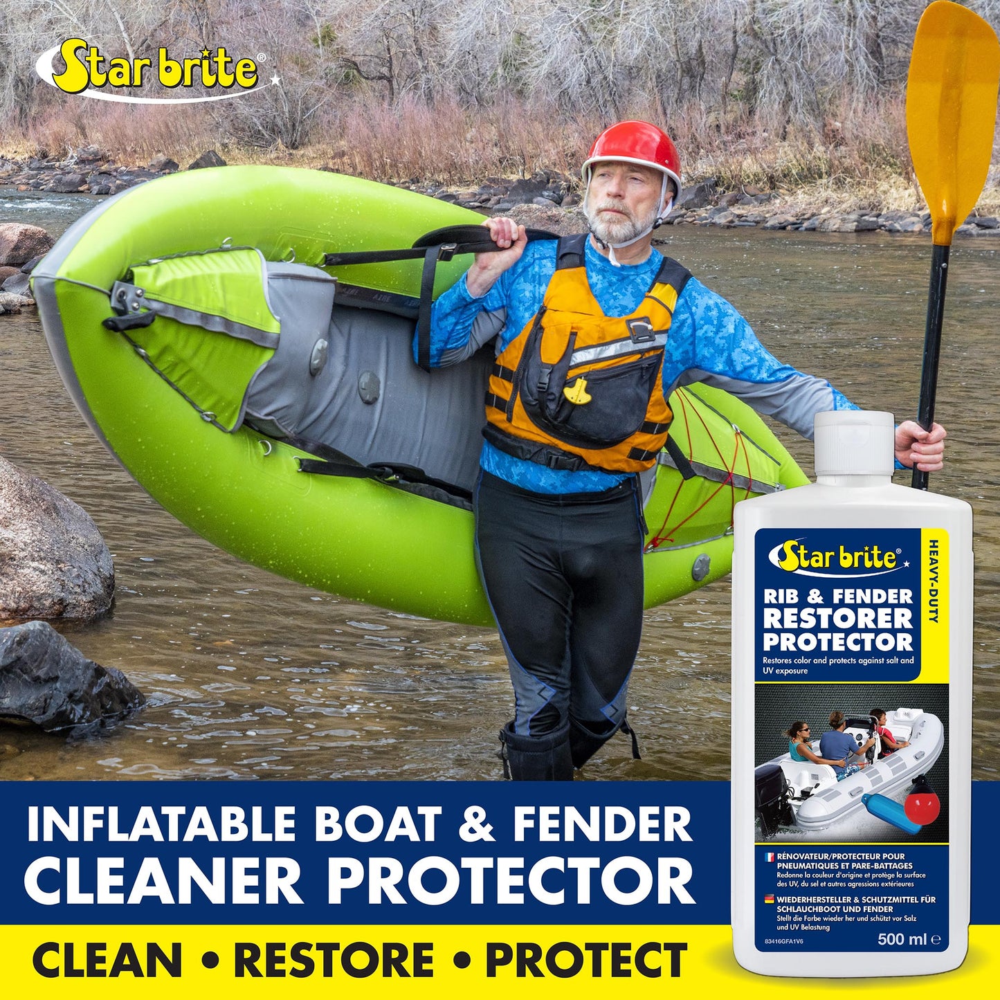 Heavy - Duty Inflatable Boat & Fender Cleaner Protector - Star brite Distributing, LLC