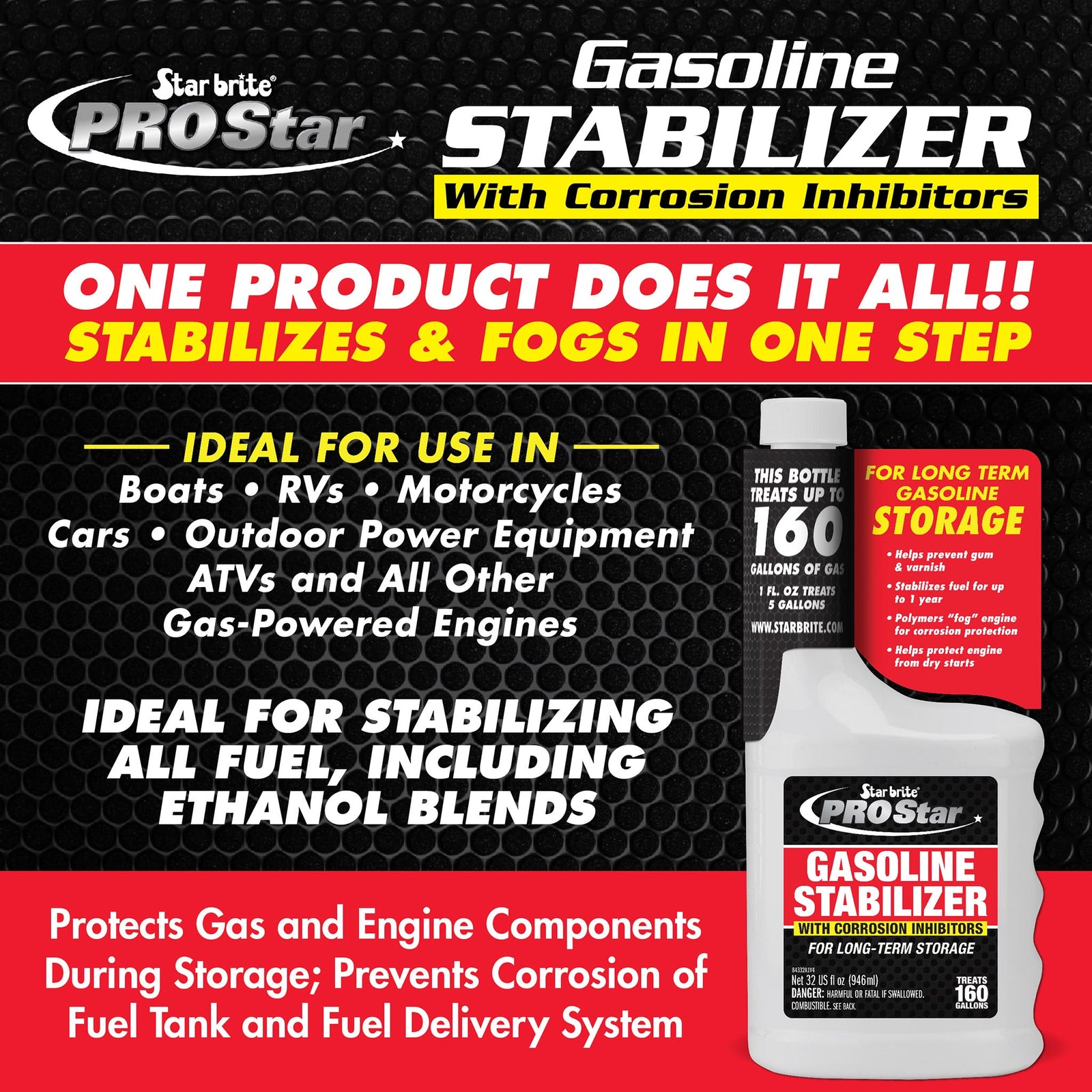 Gasoline Stabilizer with Corrosion Inhibitors