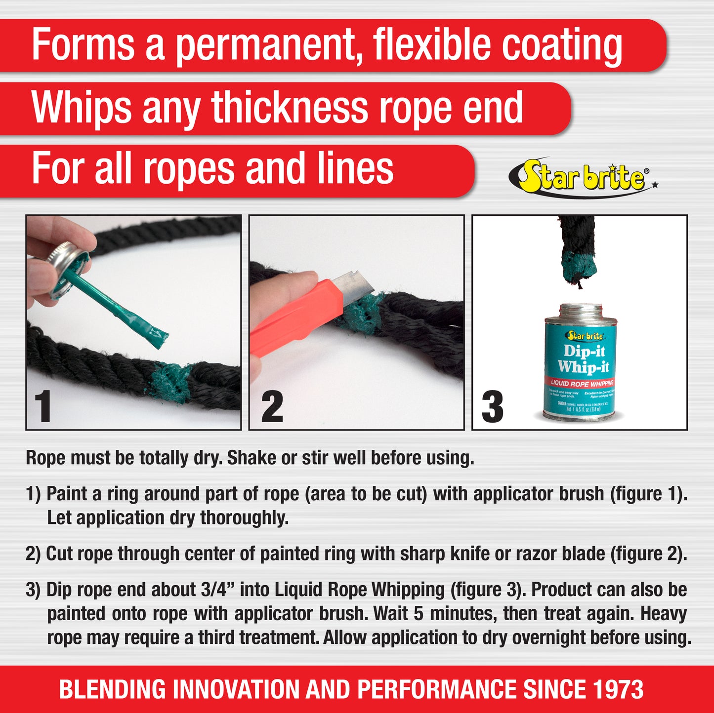 Dip-It Whip-It Liquid Rope Whipping