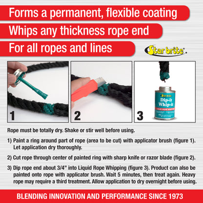 Dip-It Whip-It Liquid Rope Whipping