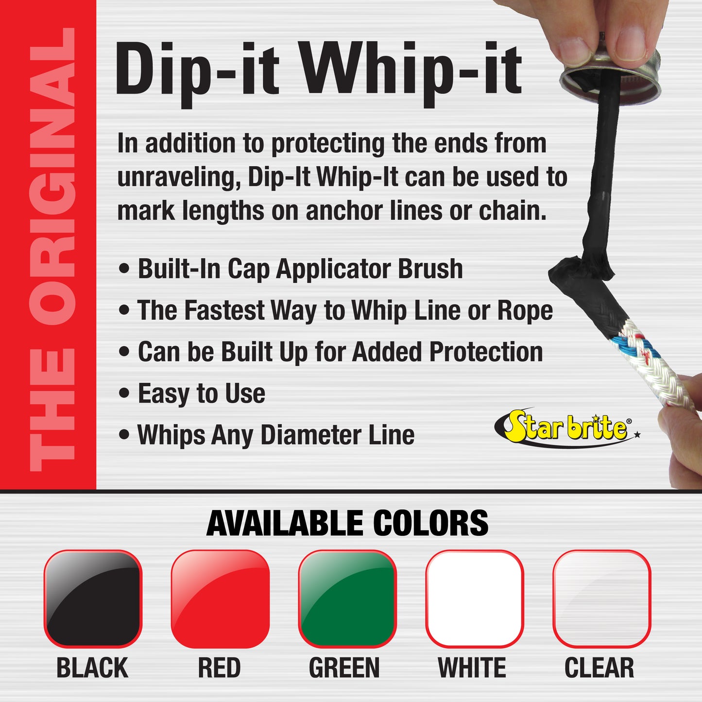 Dip-It Whip-It Liquid Rope Whipping