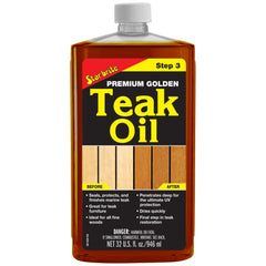 Premium Golden Teak Oil - Step 3 - Star brite Distributing, LLC