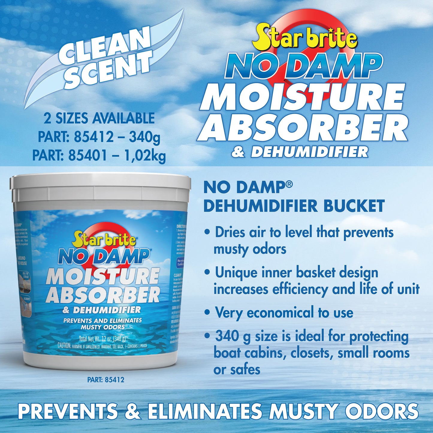 No Damp Moisture Absorber & Dehumidifier