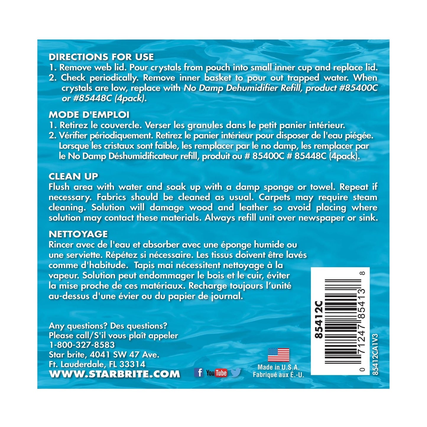 No Damp Moisture Absorber & Dehumidifier - Star brite Distributing, LLC