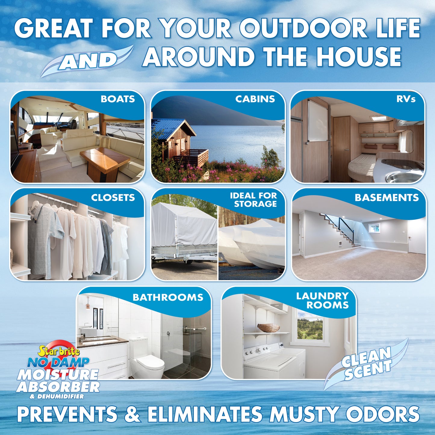 No Damp Moisture Absorber & Dehumidifier