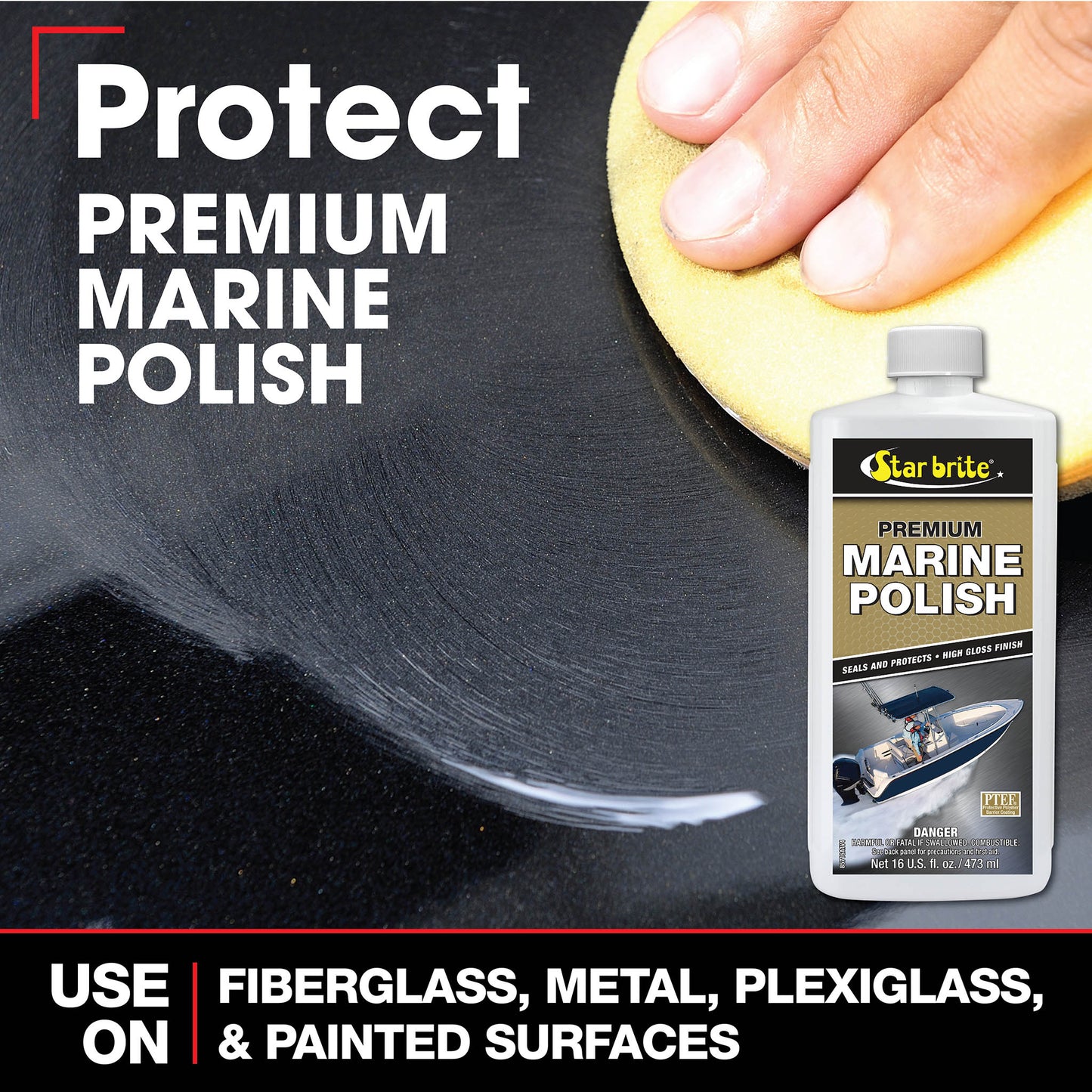 Premium Marine Polish - UV Protection & High Gloss Finish - Star brite Distributing, LLC