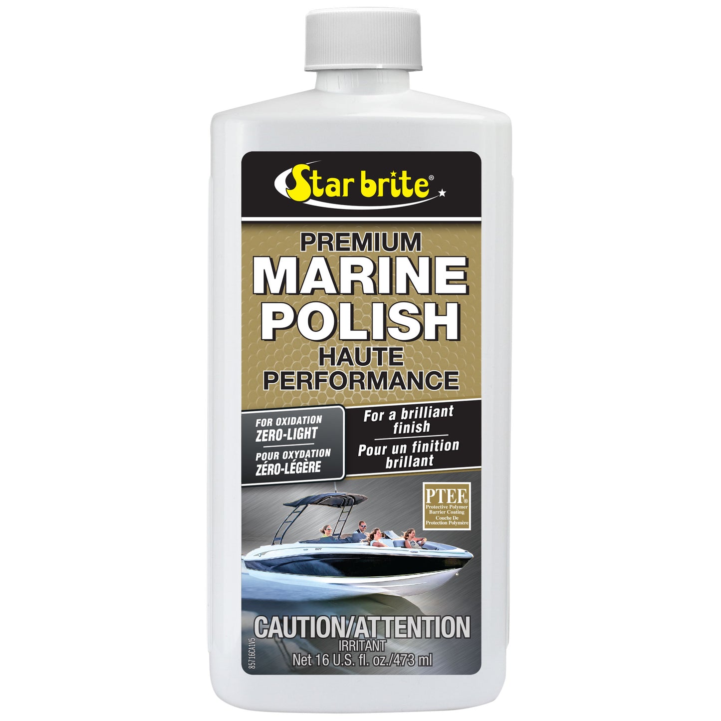 Premium Marine Polish - UV Protection & High Gloss Finish
