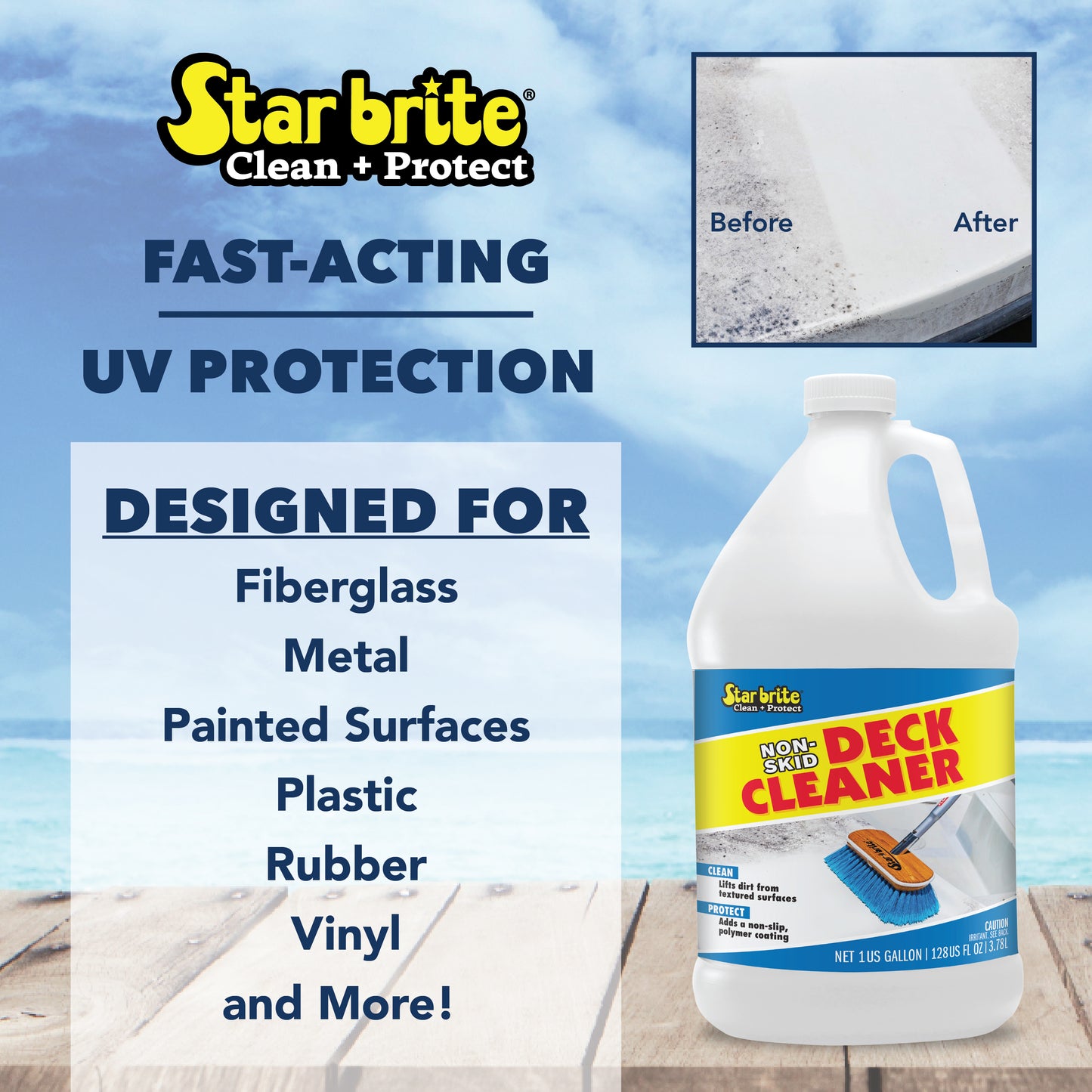 Non-Skid Deck Cleaner & Protectant - Ultimate Deck Wash