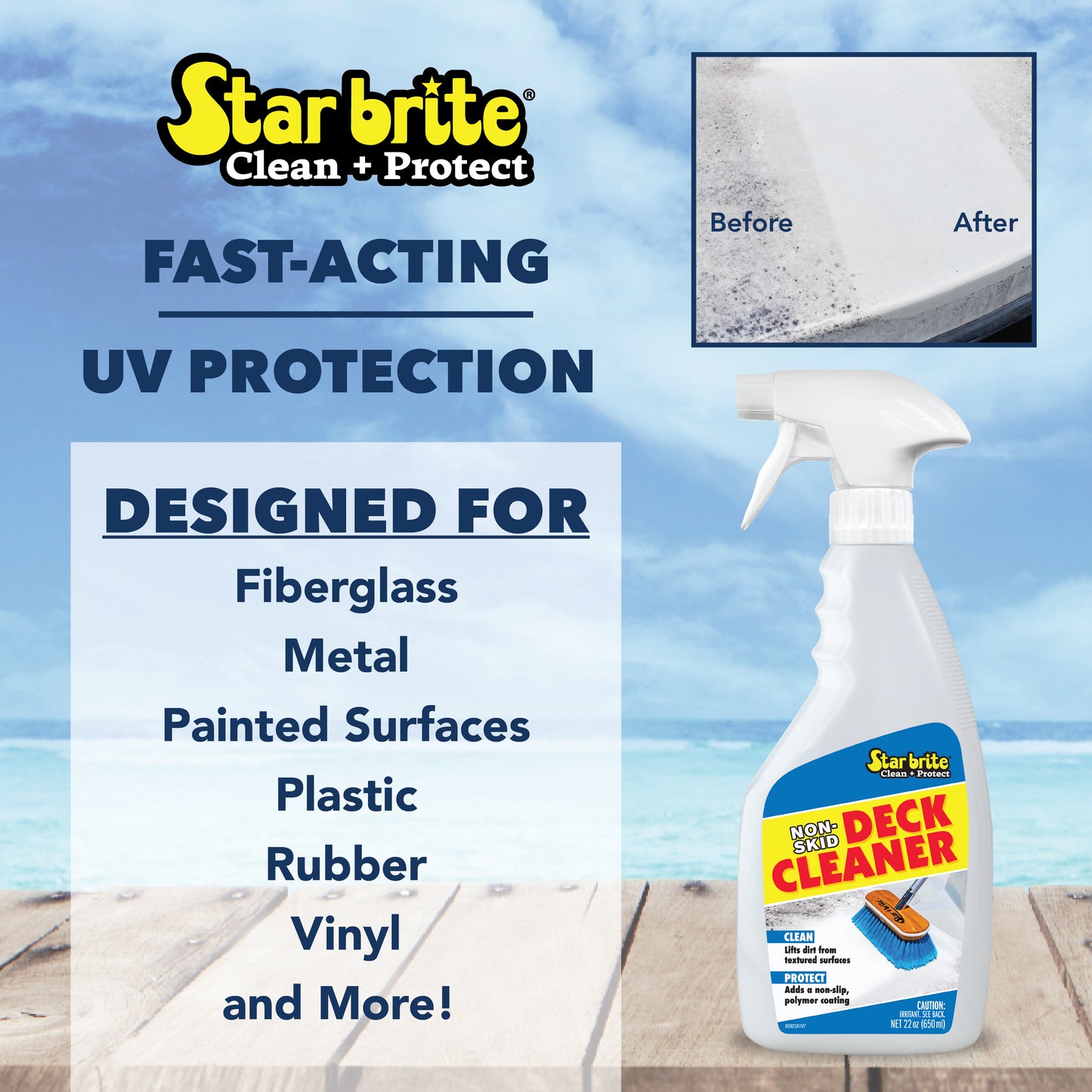 Non-Skid Deck Cleaner & Protectant - Ultimate Deck Wash