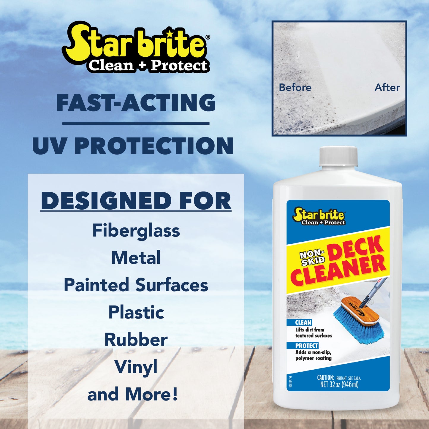 Non-Skid Deck Cleaner & Protectant - Ultimate Deck Wash