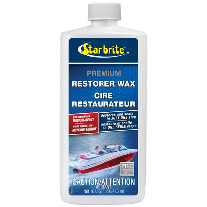 Premium Restorer Wax - For Medium to Heavy Oxidation - Star brite Distributing, LLC