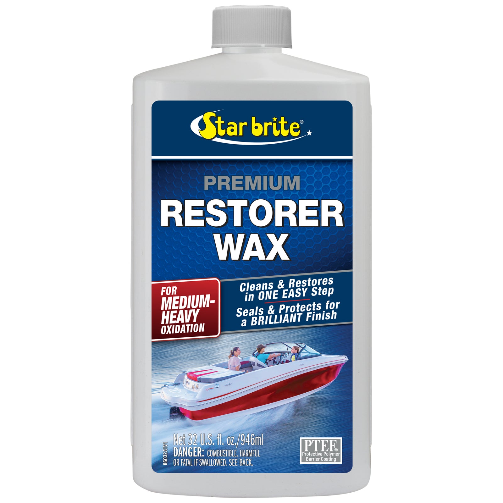 Premium Restorer Wax - For Medium to Heavy Oxidation - Star brite Distributing, LLC