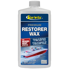 Premium Restorer Wax - For Medium to Heavy Oxidation - Star brite Distributing, LLC