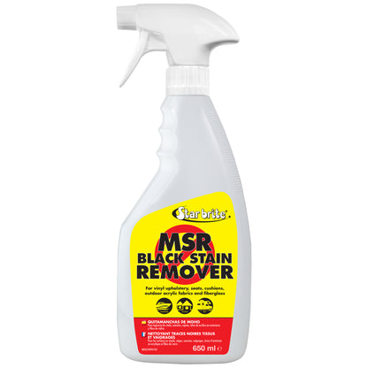 MSR Black Stain Remover – Mold & Mildew Cleaner for Marine Use